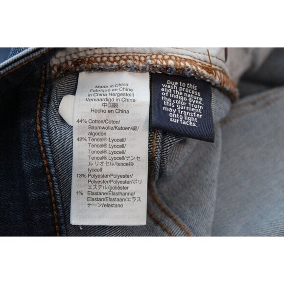 Madewell Jeans Size 36 Curvy High Rise Skinny Stretch Denim Preppy Danny Wash - Picture 14 of 14